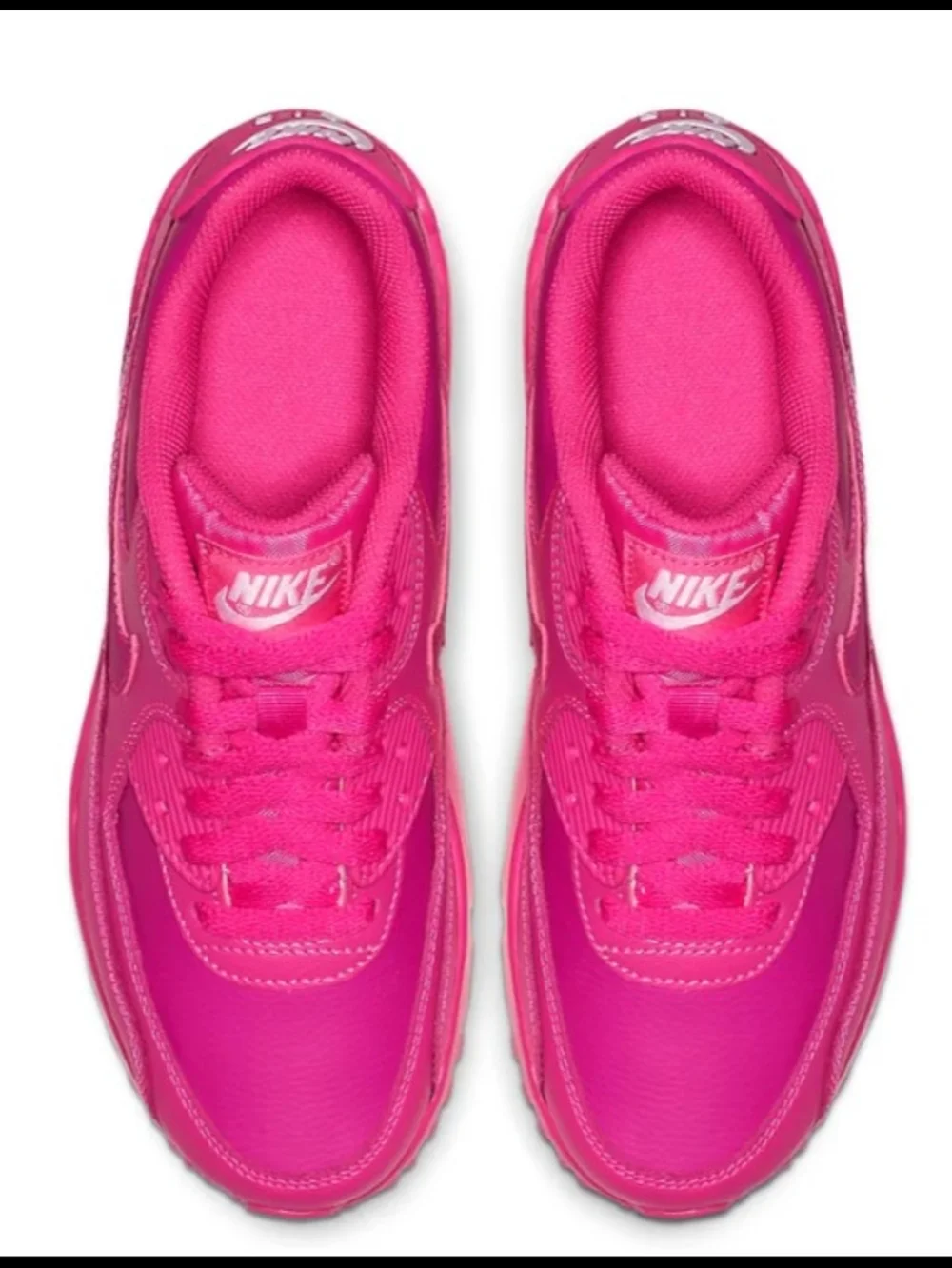 Nike-(GS) Nike Air Max 90 LTR 'Laser Fuchsia' Sneakers Size 6Y